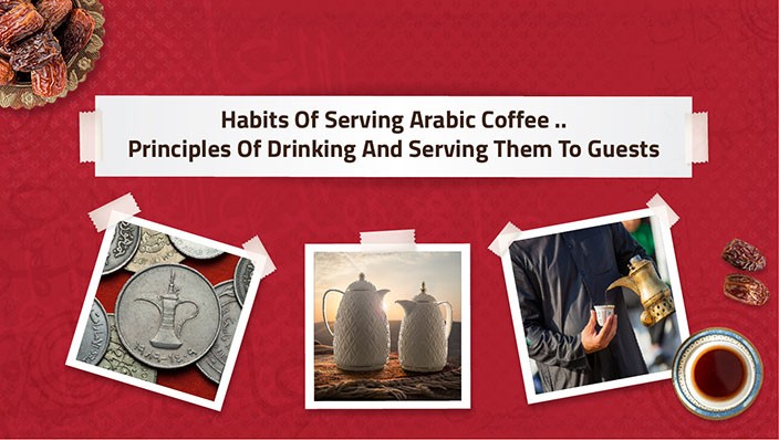 Rose Thermos | The habits of serving Arabic Coffee | agent in UAE, Riviera Home